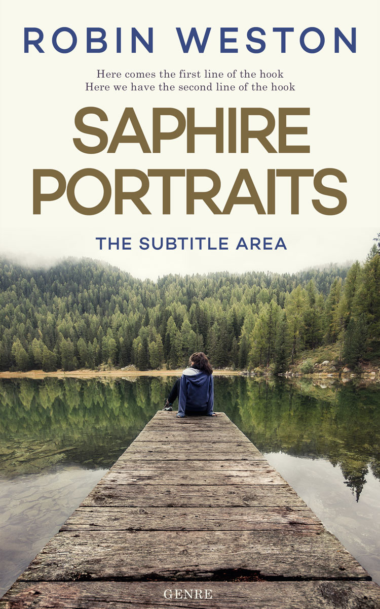 2D view of Premade Teen & Young Adult Book Cover - Satin Linen