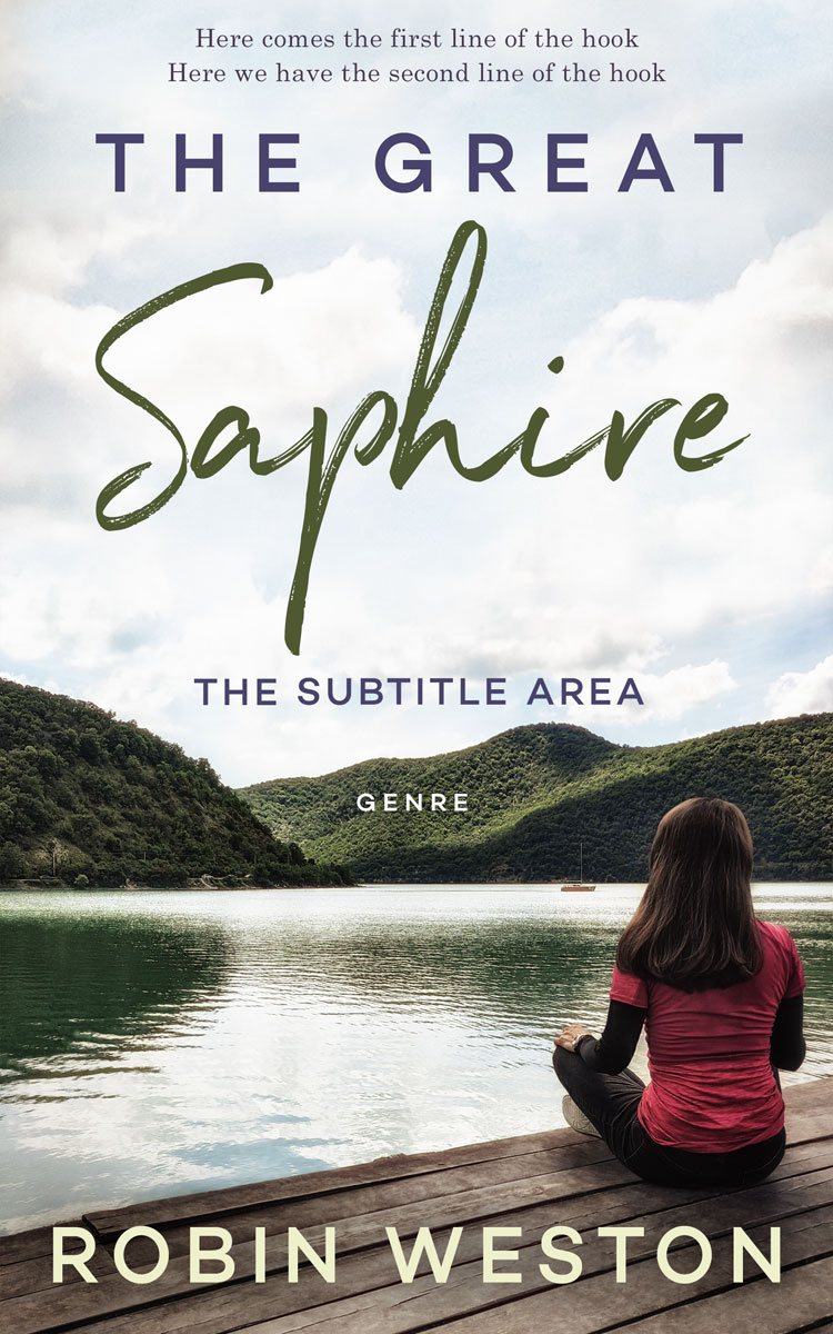 2D view of Premade Teen & Young Adult Book Cover - Black Haze