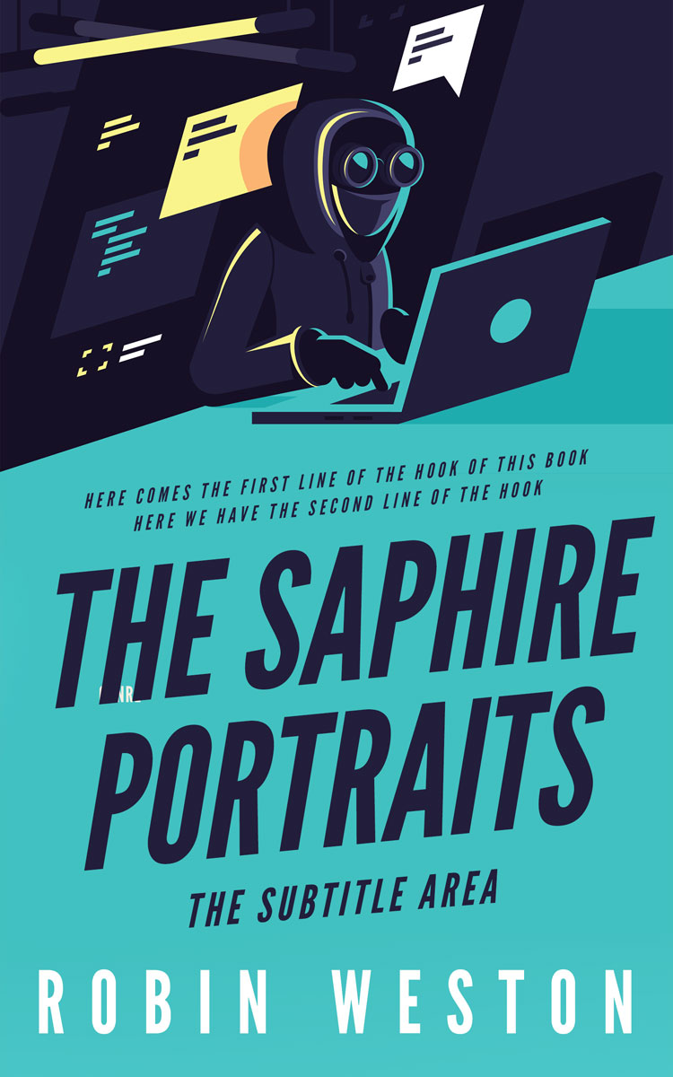 2D view of Premade Mystery & Thriller & Suspense Book Cover - Pelorous