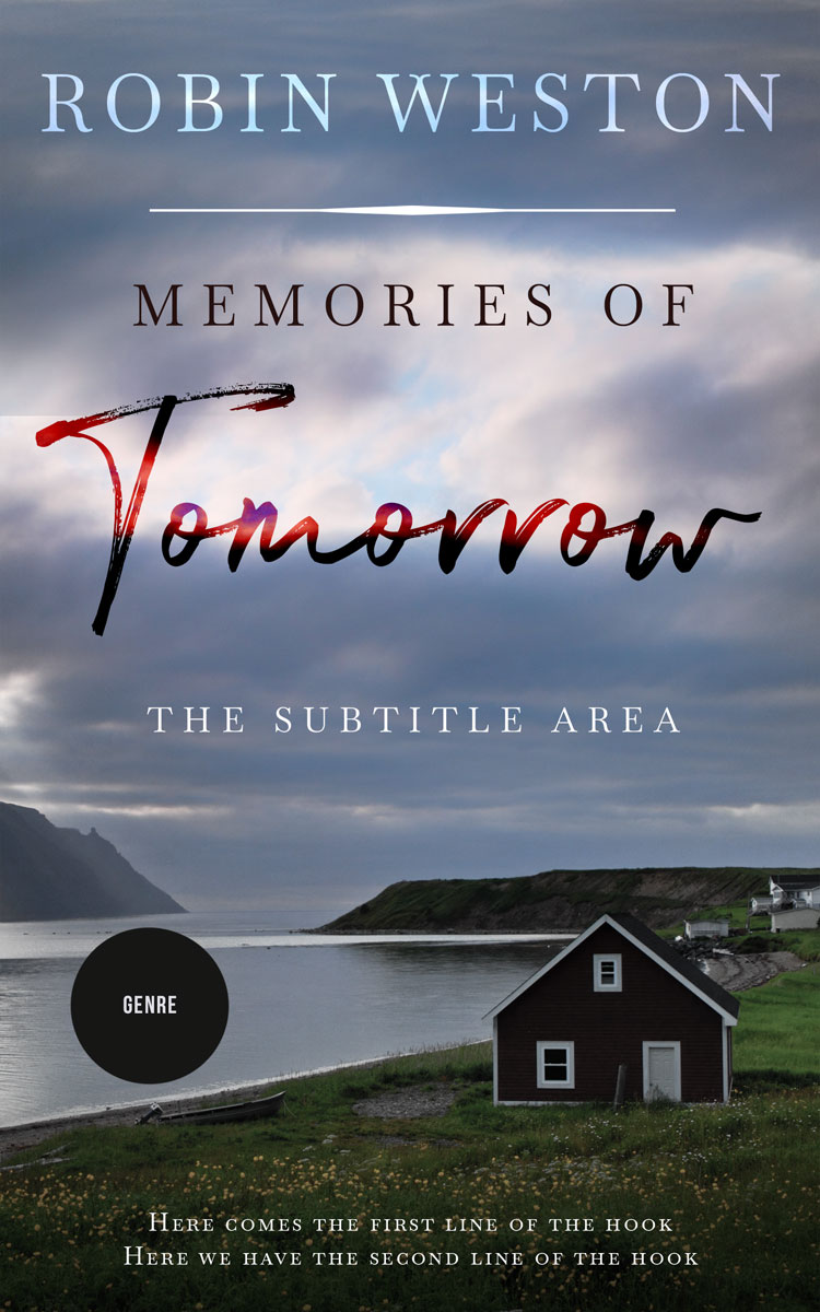 2D view of Premade Literary Fiction Book Cover - Raven