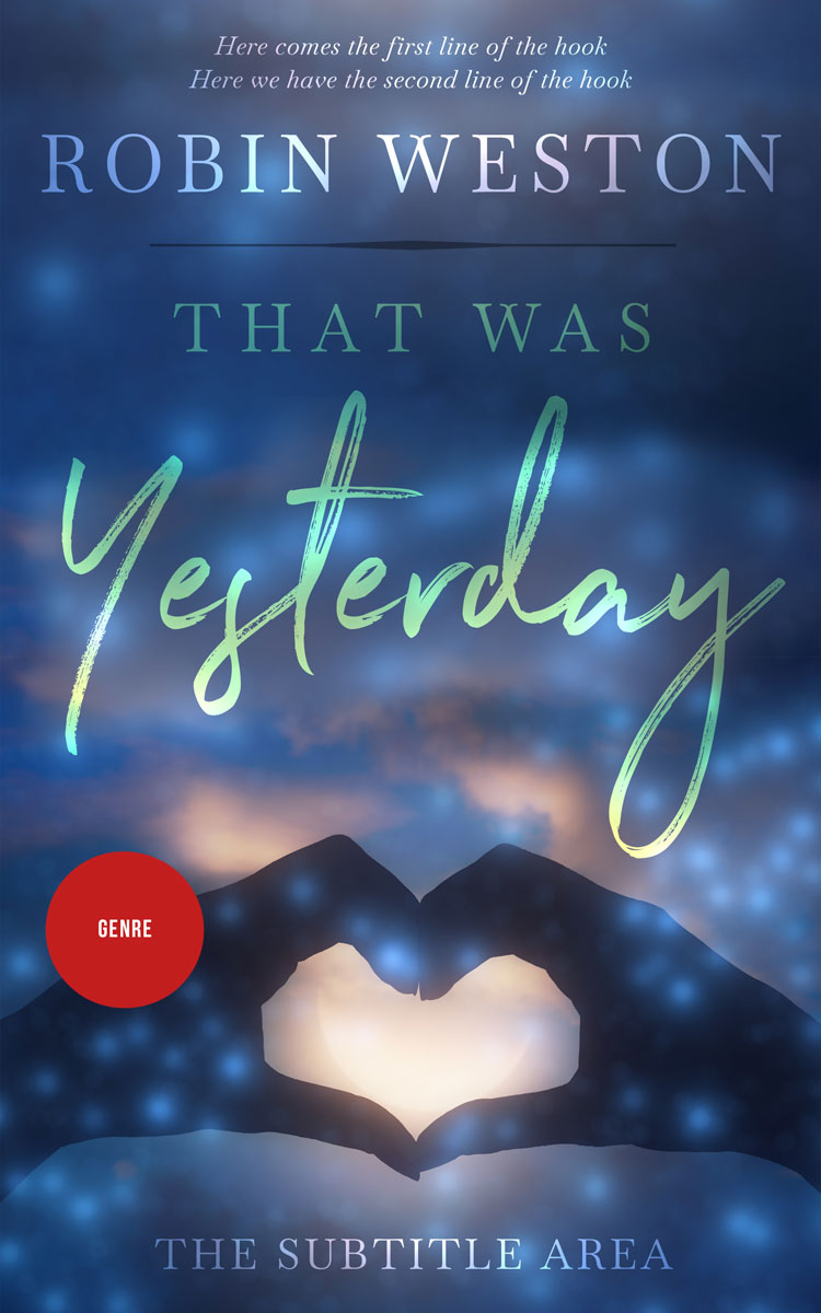 2D view of Premade Romance Book Cover - East Bay