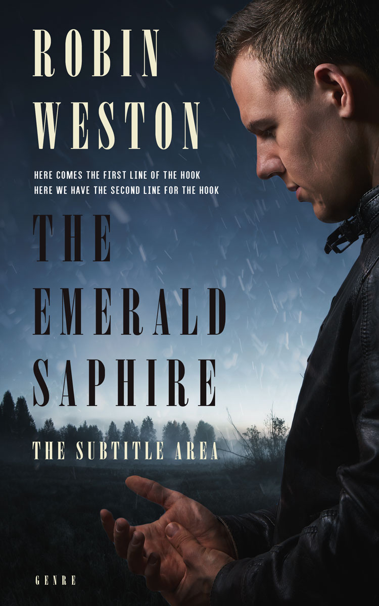 2D view of Premade Mystery & Thriller & Suspense Book Cover - Shark