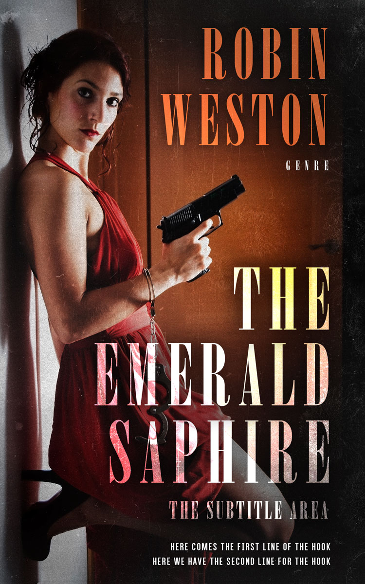 2D view of Premade Mystery & Thriller & Suspense Book Cover - Night Rider