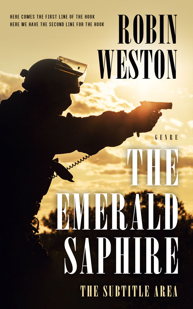 2D view of Premade Action & Adventure Book Cover - Zombie