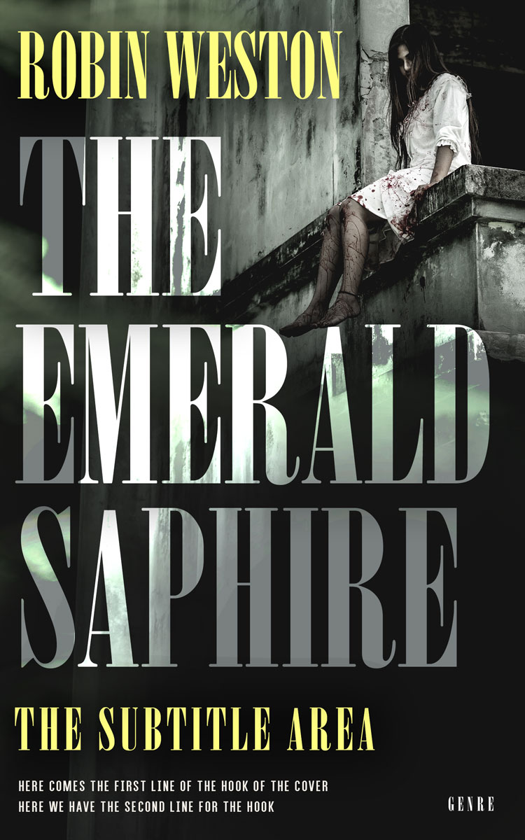 2D view of Premade Mystery & Thriller & Suspense Book Cover - Heavy Metal