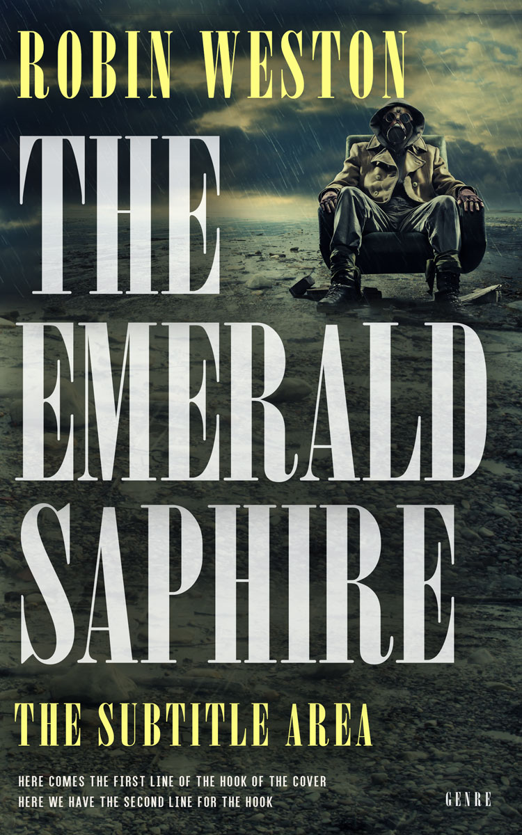 2D view of Premade Apocalyptica Book Cover - Tana