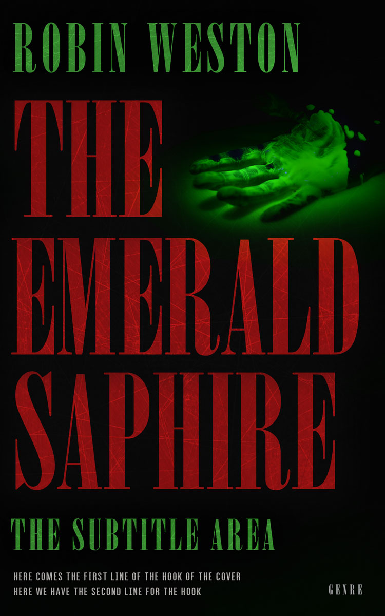 2D view of Premade Horror Book Cover - Tamarillo
