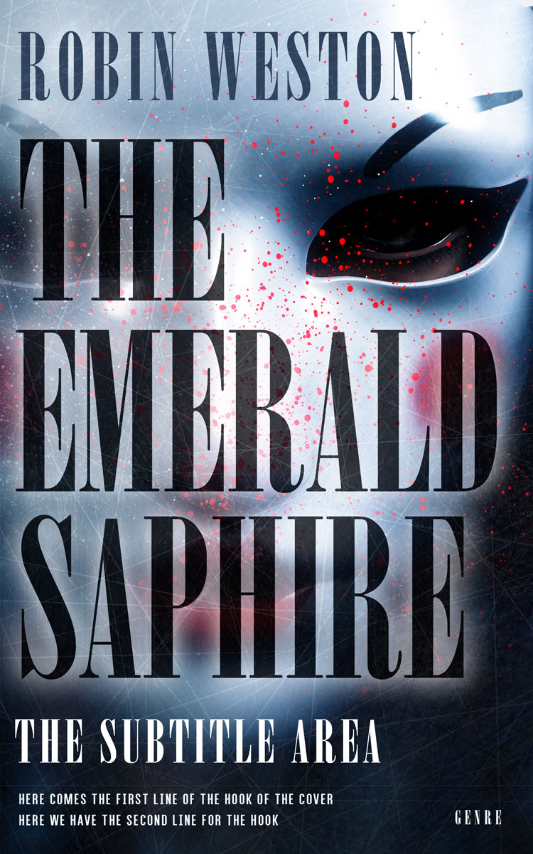 2D view of Premade Horror Book Cover - Mischka