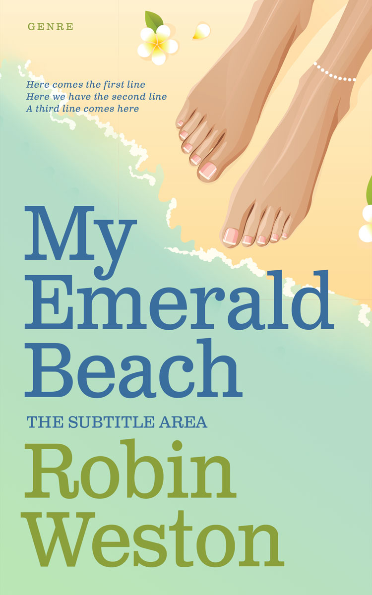 2D view of Premade Chick Lit Book Cover - Sprout