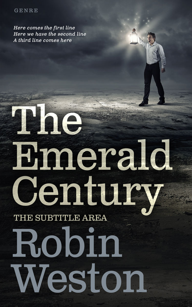 2D view of Premade Self-Improvement & Self-Help Book Cover - Shark