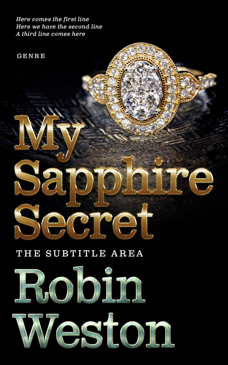 2D view of Premade Romance Book Cover - Mongoose