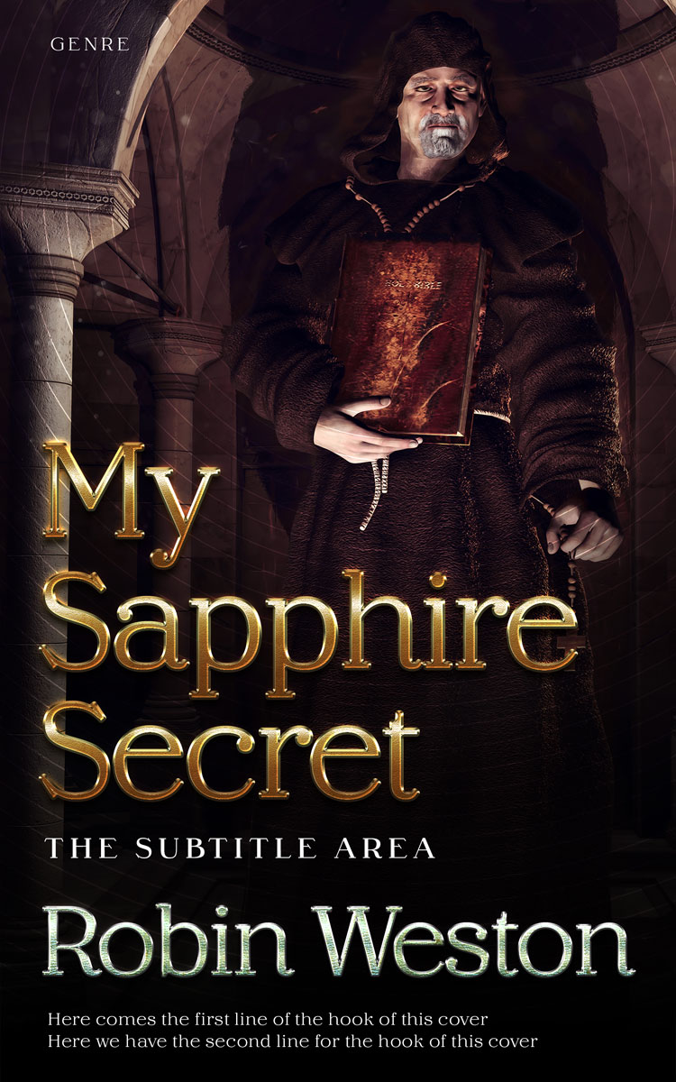 2D view of Premade Historical Book Cover - Gondola