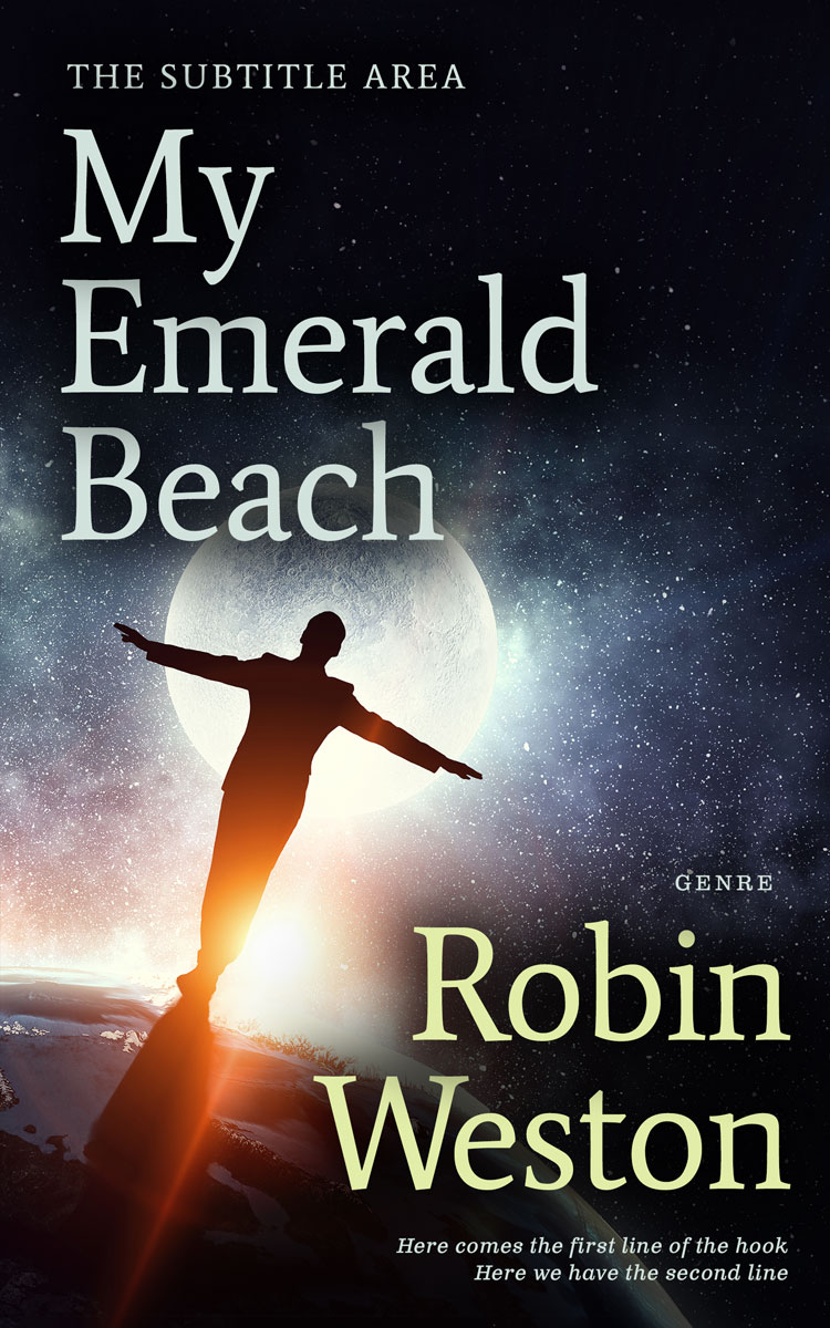 2D view of Premade Self-Improvement & Self-Help Book Cover - Sisal