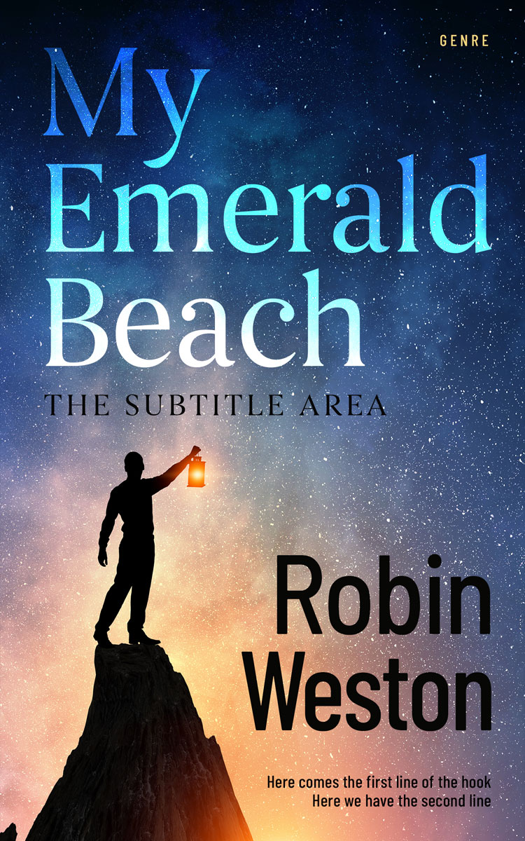 2D view of Premade Surreal Book Cover - East Bay