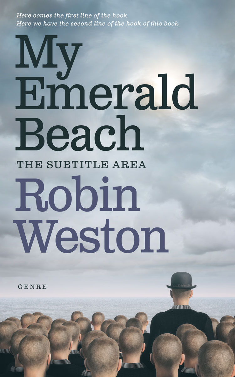 2D view of Premade Self-Improvement & Self-Help Book Cover - Submarine