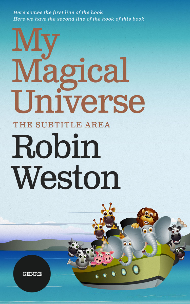 2D view of Premade Children's Book Cover - Calypso