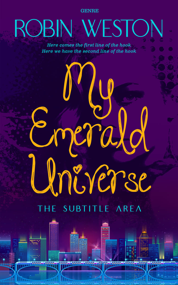 2D view of Premade Chick Lit Book Cover - Clairvoyant