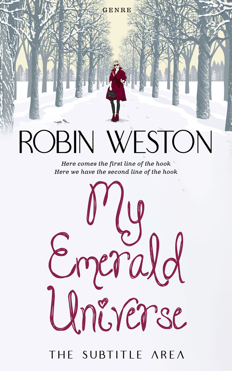 2D view of Premade Chick Lit Book Cover - Athens Gray