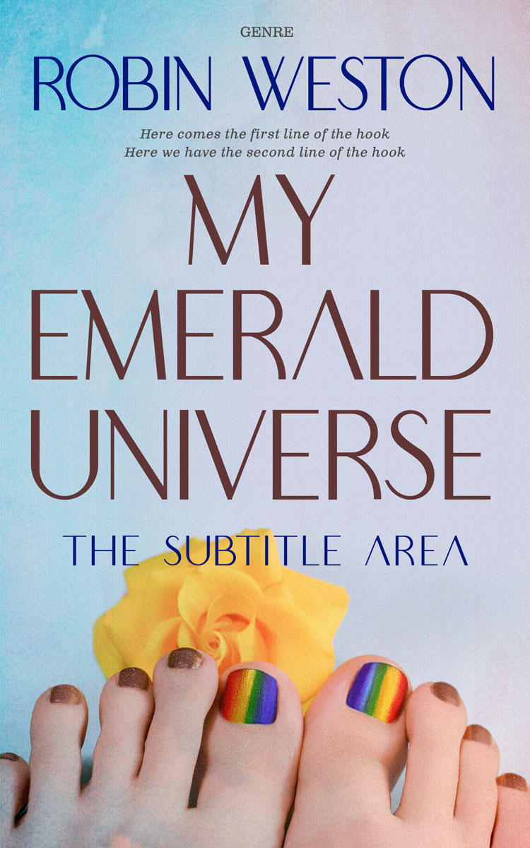 2D view of Premade Chick Lit Book Cover - Ghost