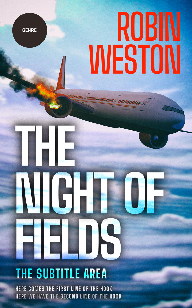 2D view of Premade Action & Adventure Book Cover - Pigeon Post