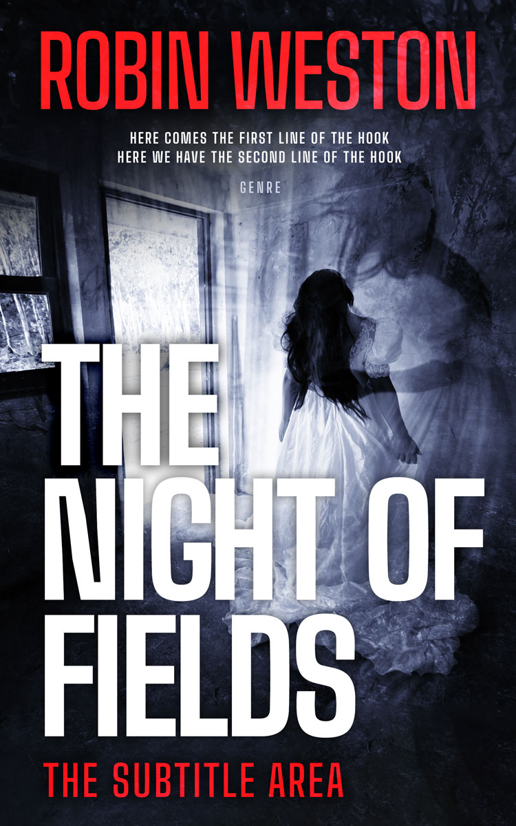 2D view of Premade Horror Book Cover - Careys Pink