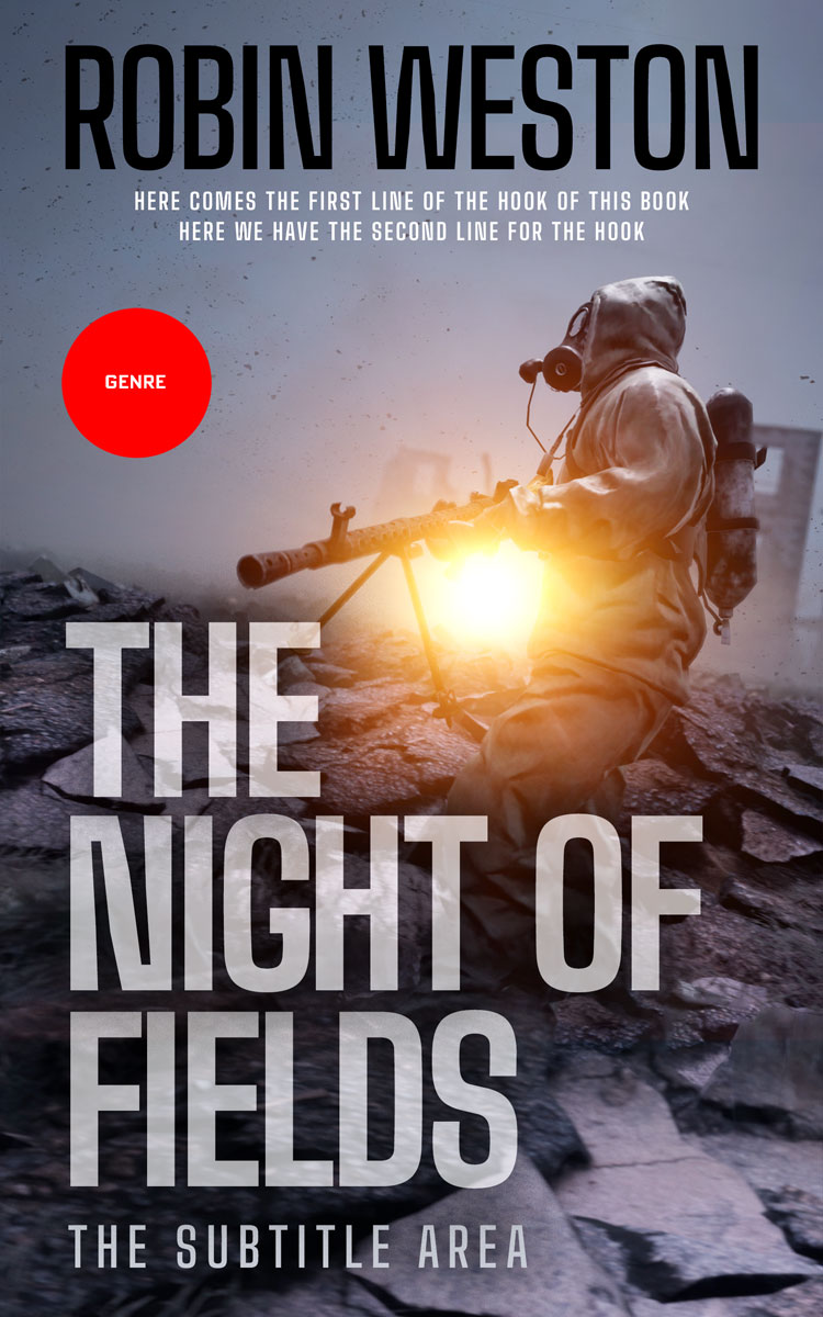 2D view of Premade Apocalyptica Book Cover - Salt Box