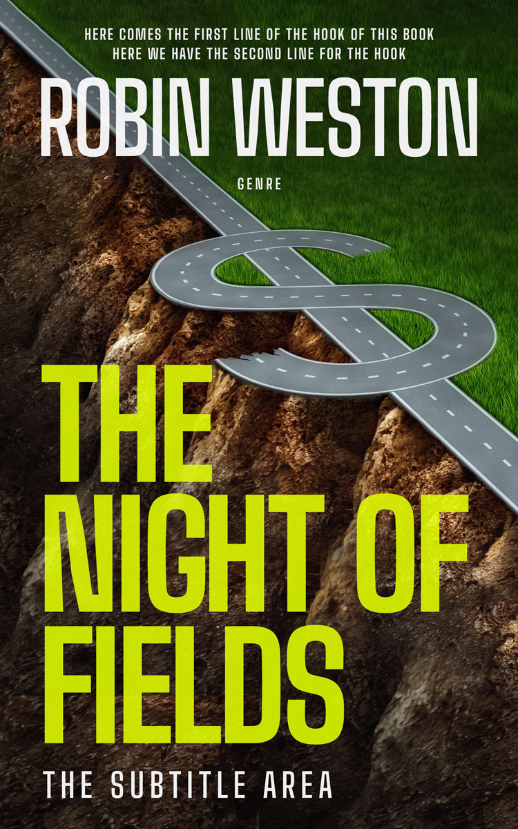 2D view of Premade Business Book Cover - Wattle