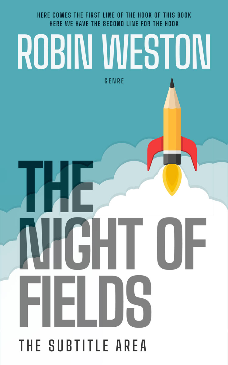 2D view of Premade Business Book Cover - Breaker Bay