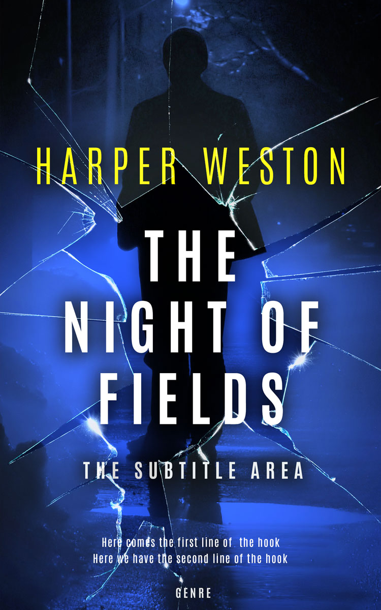 2D view of Premade Mystery & Thriller & Suspense Book Cover - Big Stone