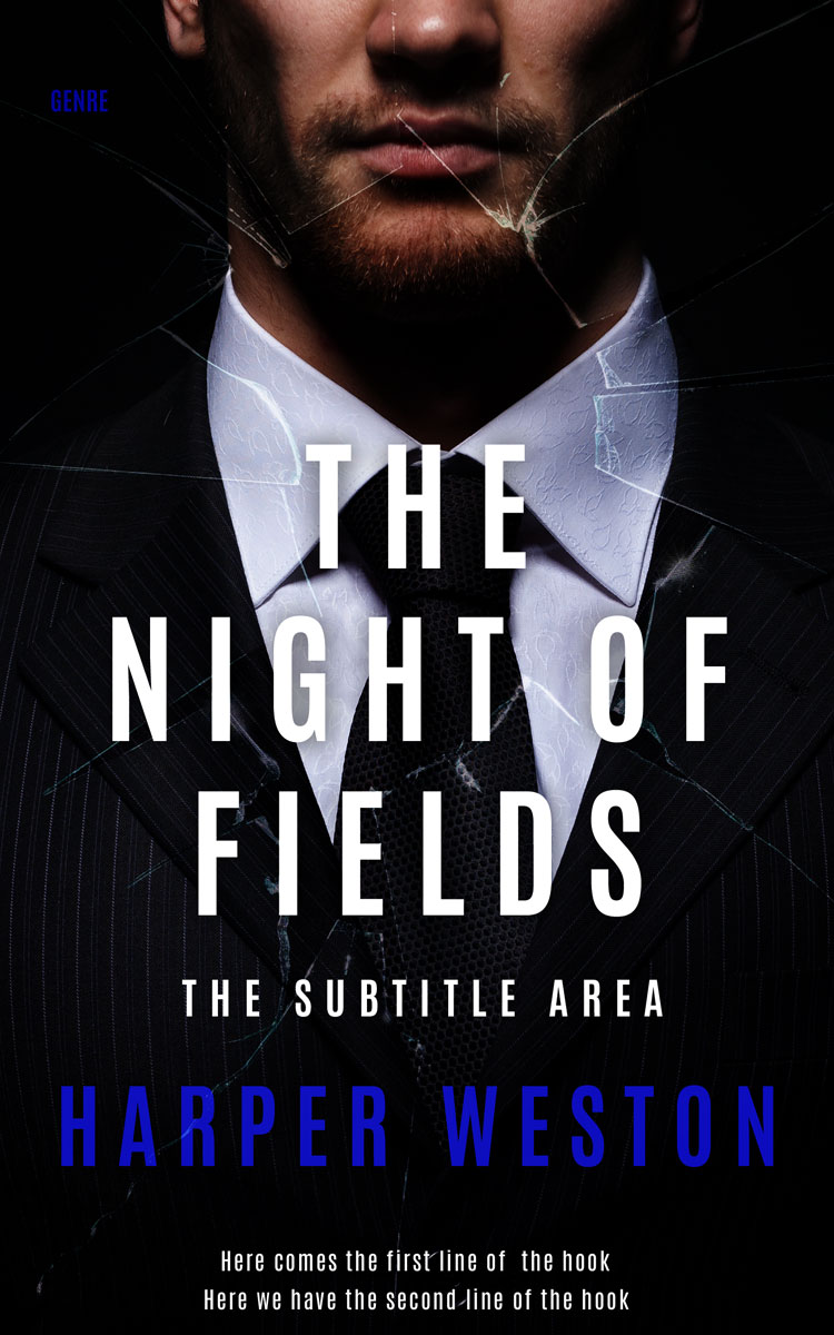 2D view of Premade Mystery & Thriller & Suspense Book Cover - Amethyst Smoke