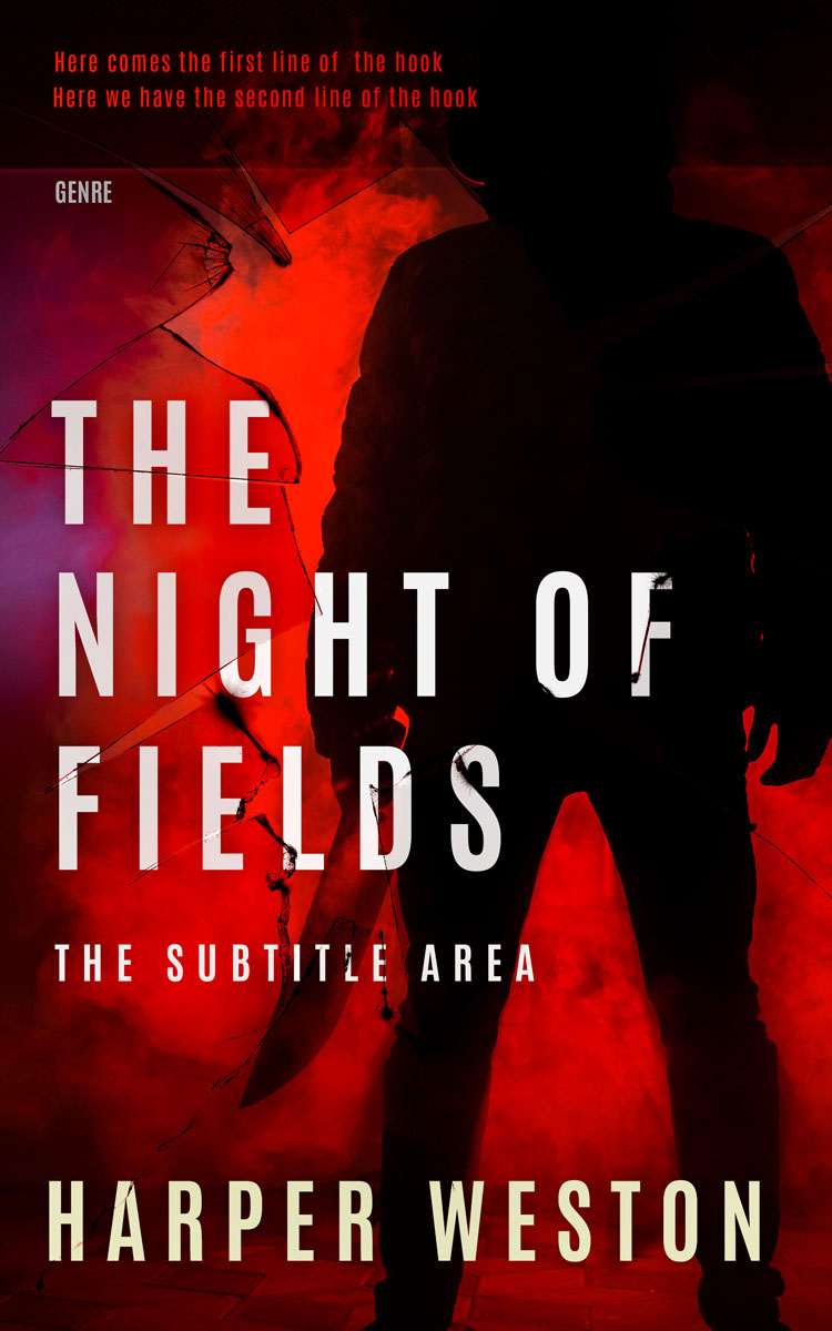 2D view of Premade Mystery & Thriller & Suspense Book Cover - Valencia