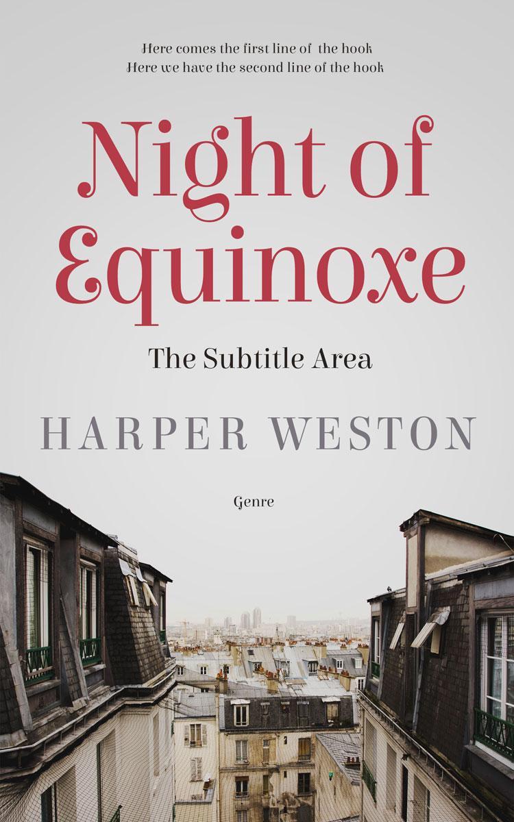 2D view of Premade Romance Book Cover - Alto