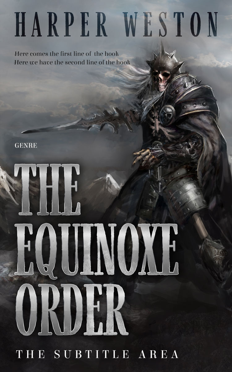 2D view of Premade Fantasy Book Cover - Mine Shaft