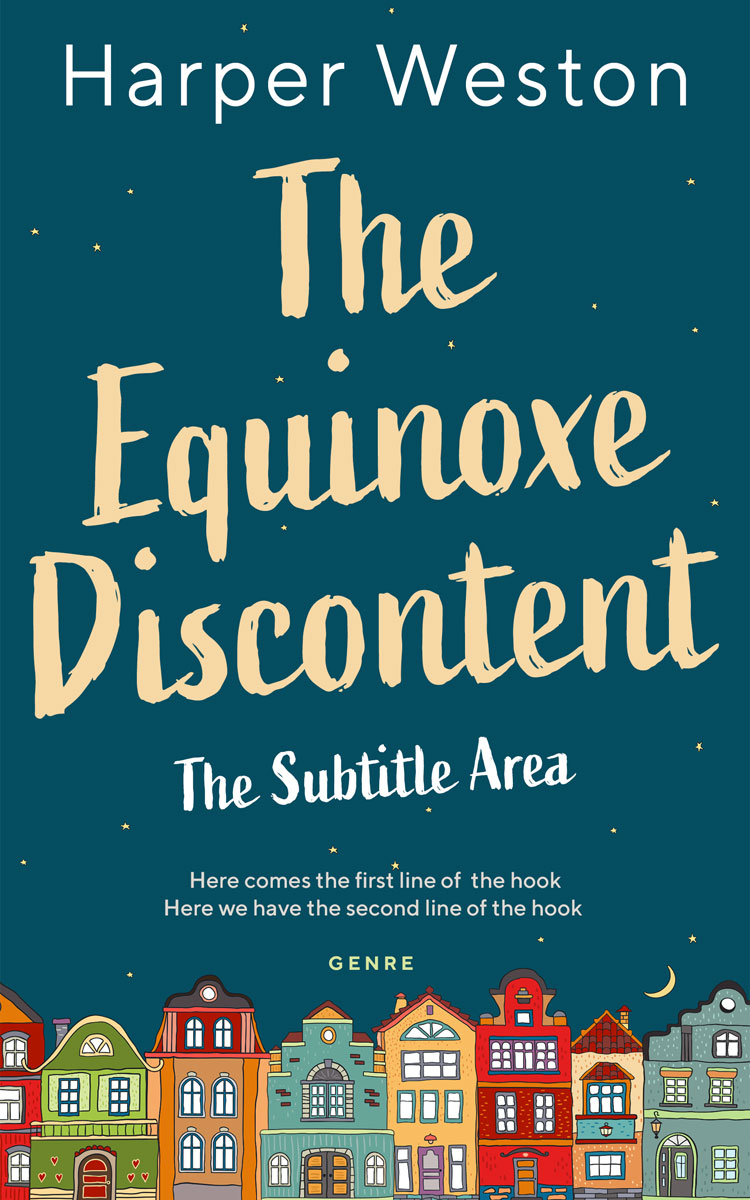 2D view of Premade Literary Fiction Book Cover - Deep Sea Green