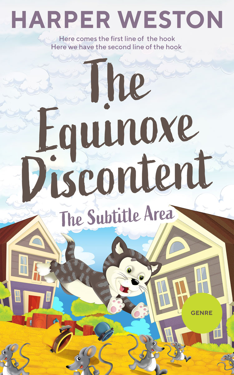 2D view of Premade Children's Book Cover - Zambezi