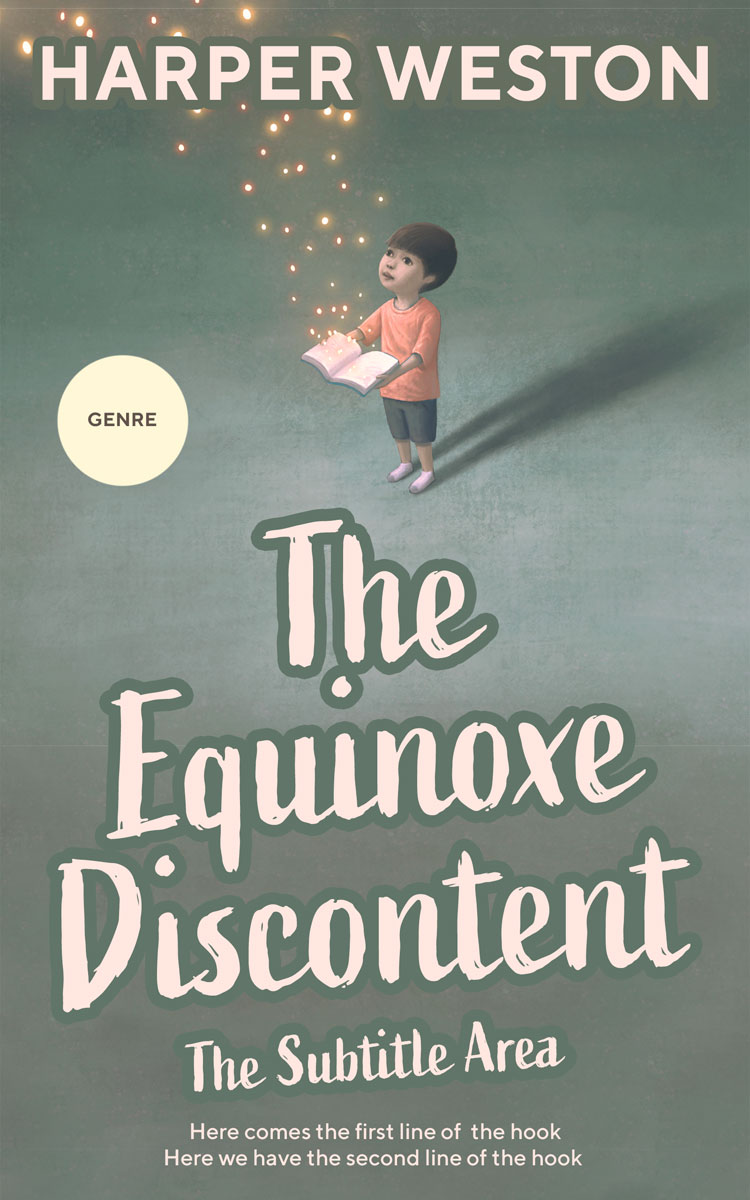 2D view of Premade Fantasy Book Cover - Xanadu