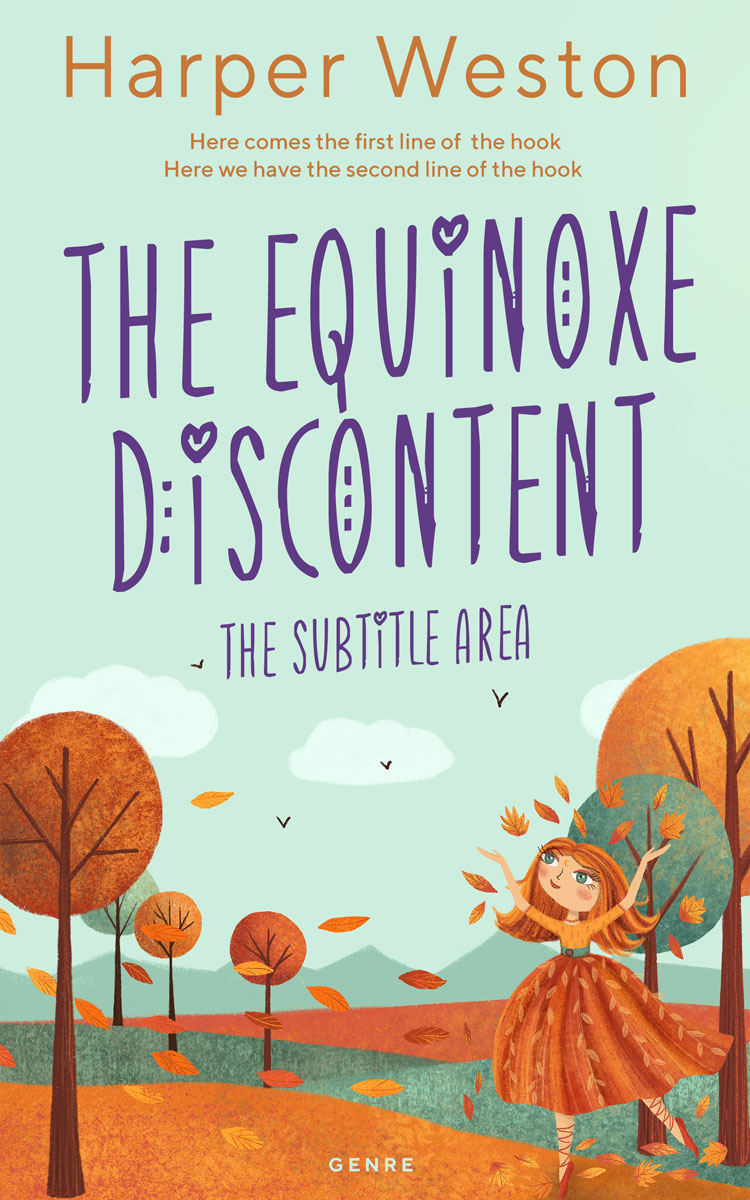 2D view of Premade Fantasy Book Cover - Tuscany