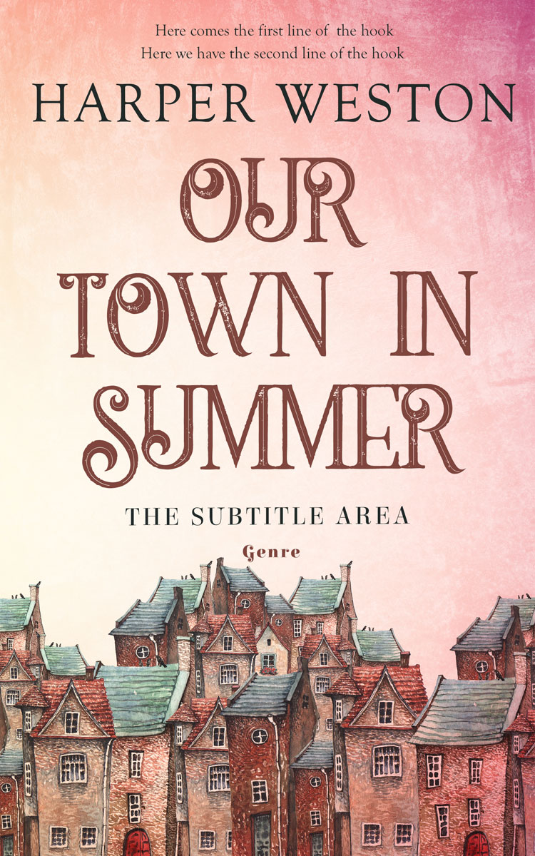 2D view of Premade Fantasy Book Cover - Albescent White