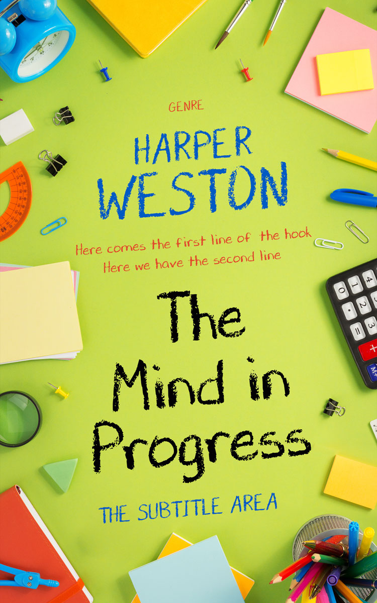 2D view of Premade Business Book Cover - Wattle