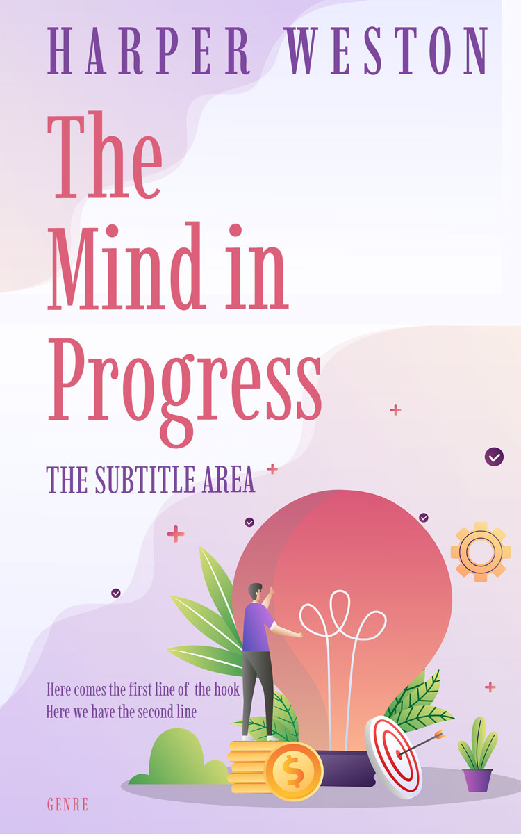 2D view of Premade Business Book Cover - Snuff