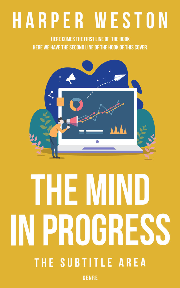 2D view of Premade Self-Improvement & Self-Help Book Cover - Anzac