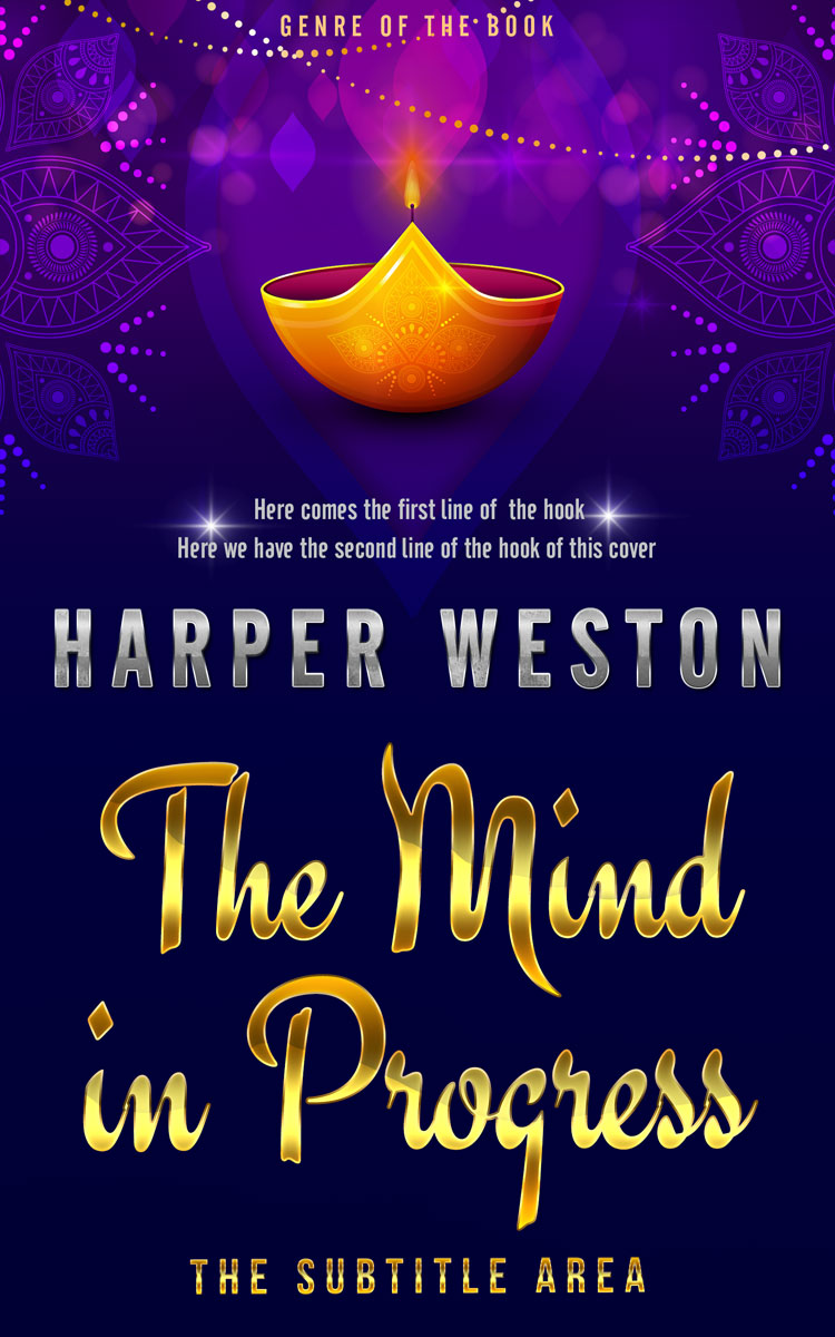 2D view of Premade Religion & Spirituality Book Cover - Deep Cove