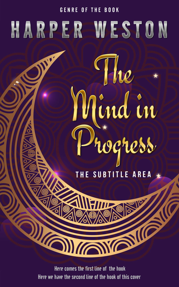 2D view of Premade Religion & Spirituality Book Cover - Revolver