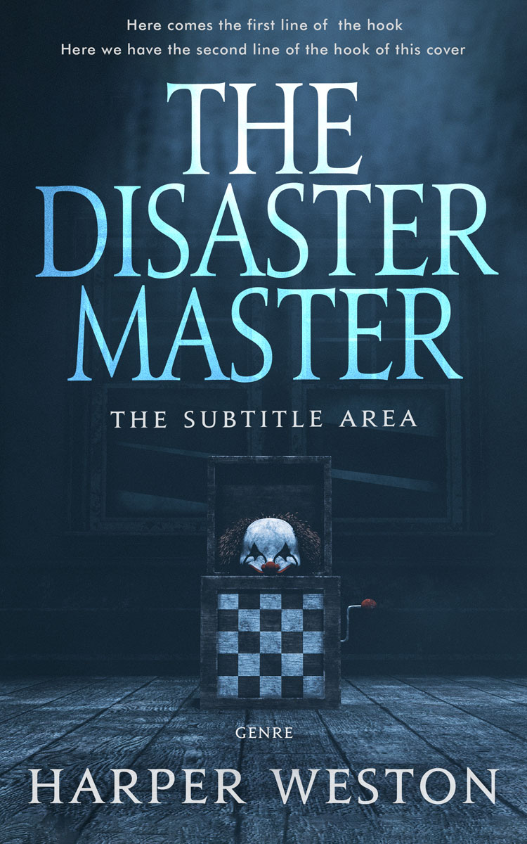 2D view of Premade Mystery & Thriller & Suspense Book Cover - Blue Dianne