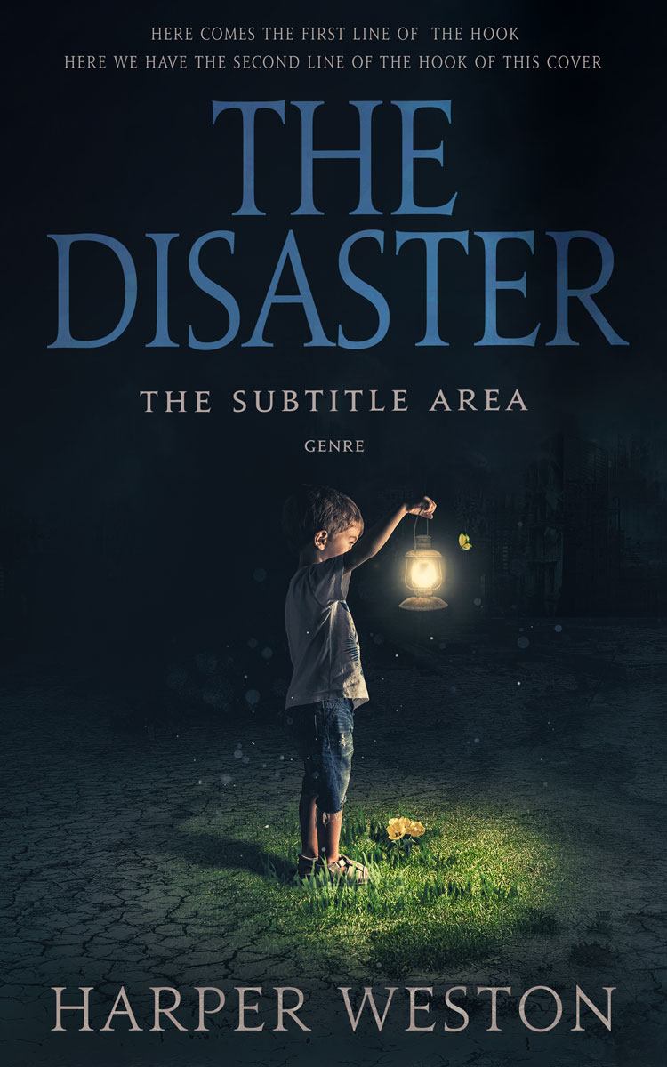 2D view of Premade Mystery & Thriller & Suspense Book Cover - Mirage