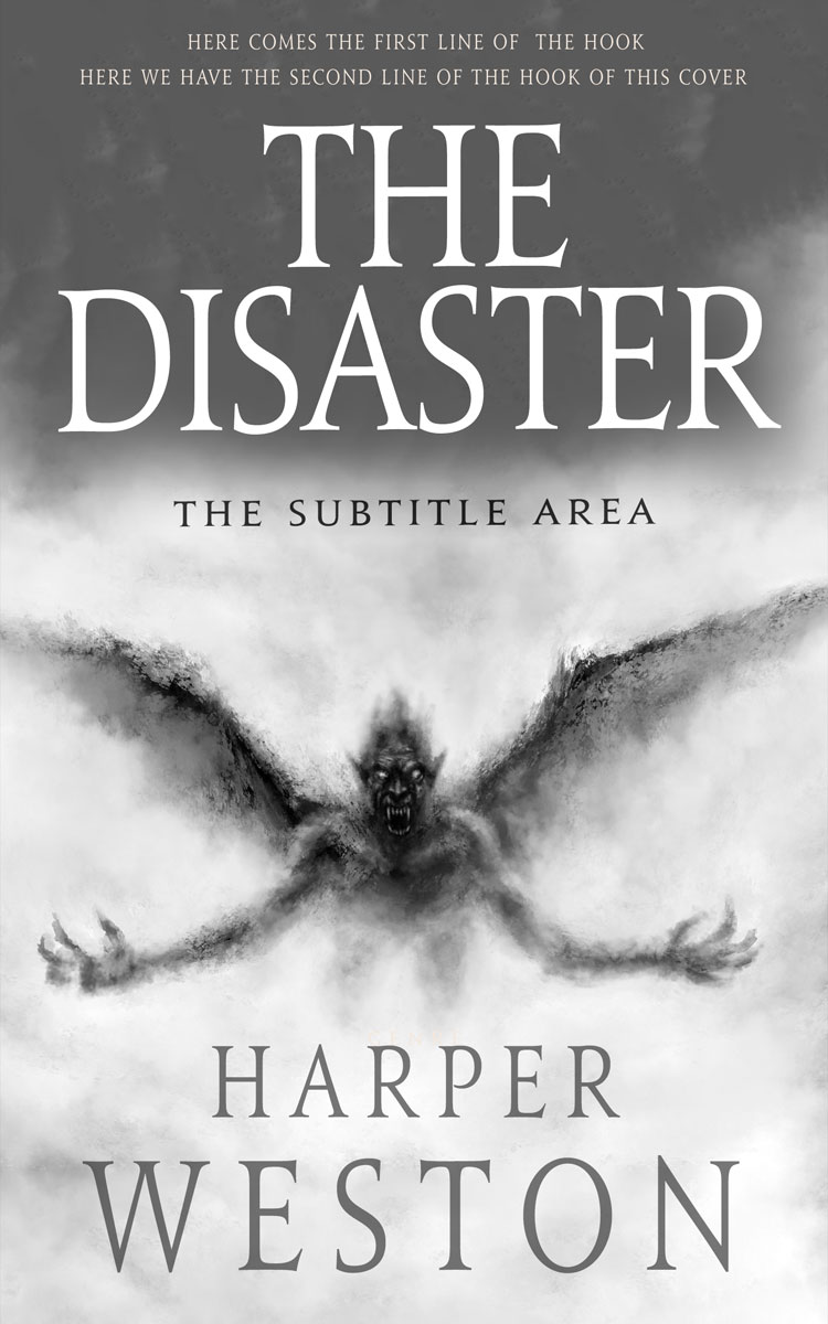 2D view of Premade Horror Book Cover - Scorpion