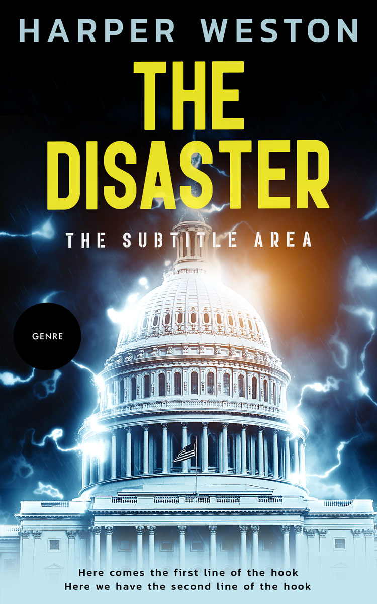 2D view of Premade Mystery & Thriller & Suspense Book Cover - Shark