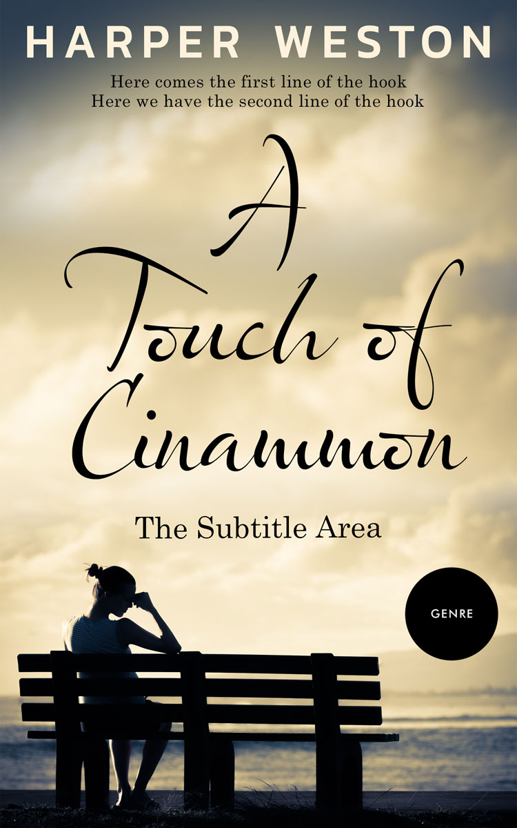 2D view of Premade Teen & Young Adult Book Cover - Grain Brown