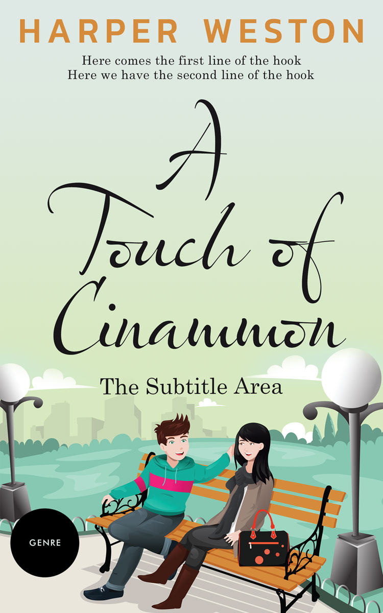 2D view of Premade Romance Book Cover - Surf Crest