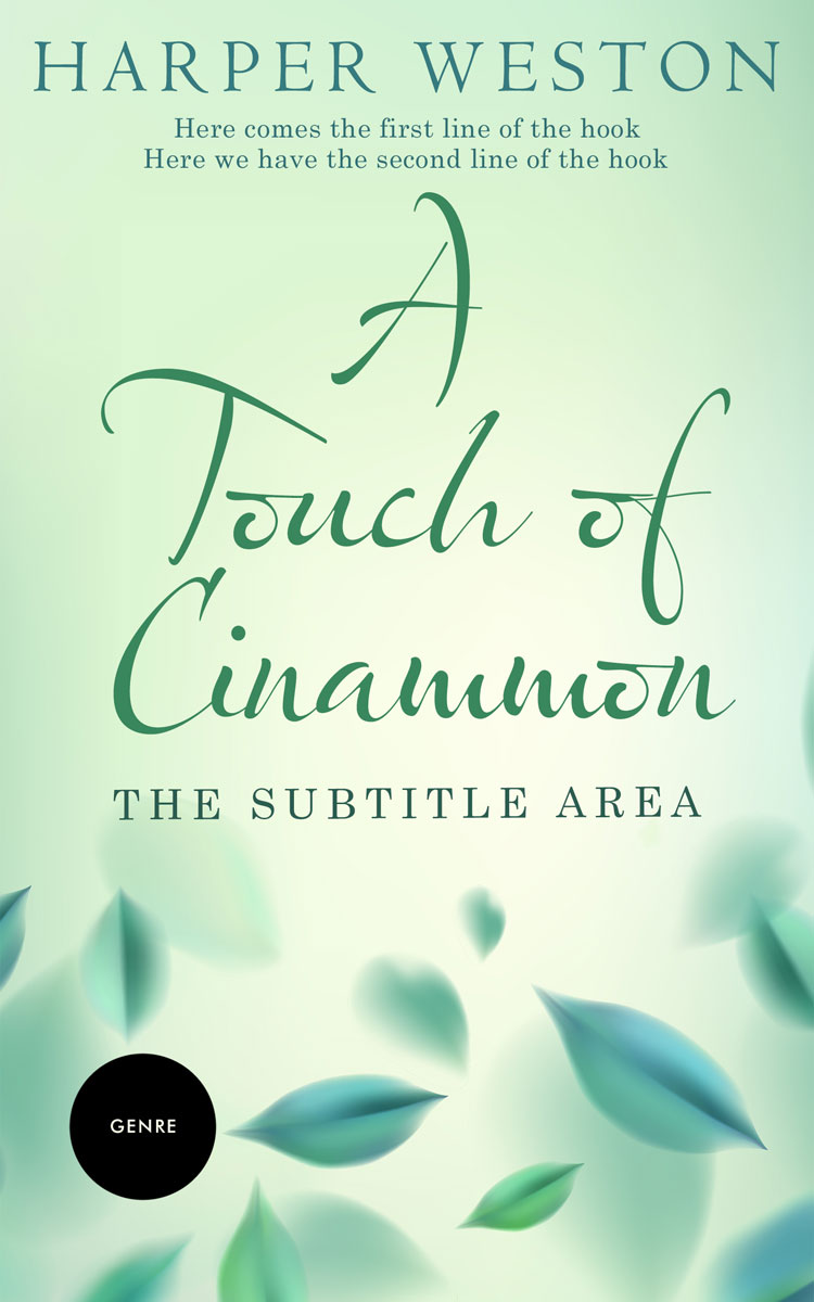 2D view of Premade Nature Book Cover - Peppermint